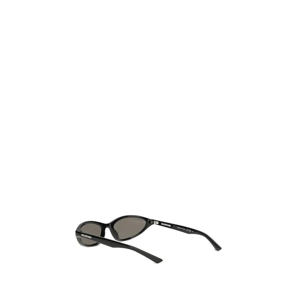 Lunettes de soleil Balenciaga en acétate noir