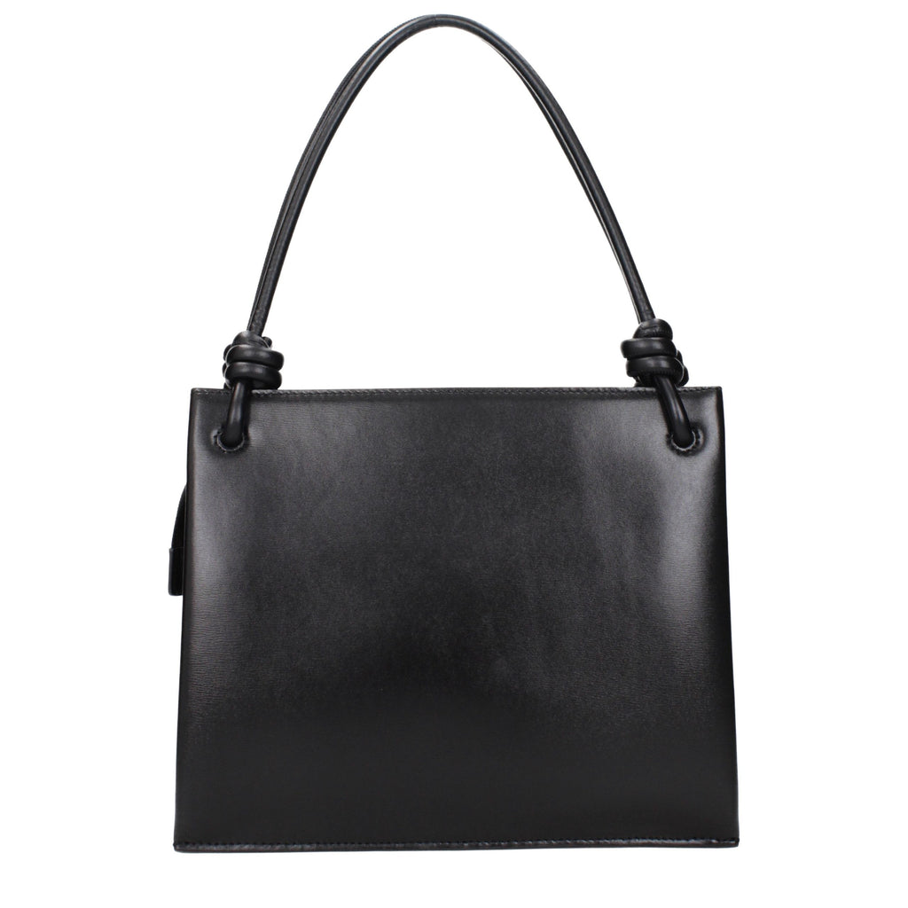 Jil Sander Black Leather Handbag