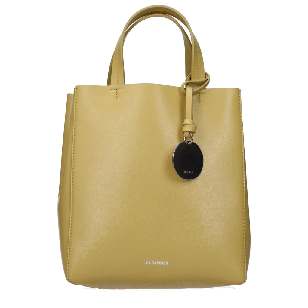 Jil Sander Yellow Leather Handbag
