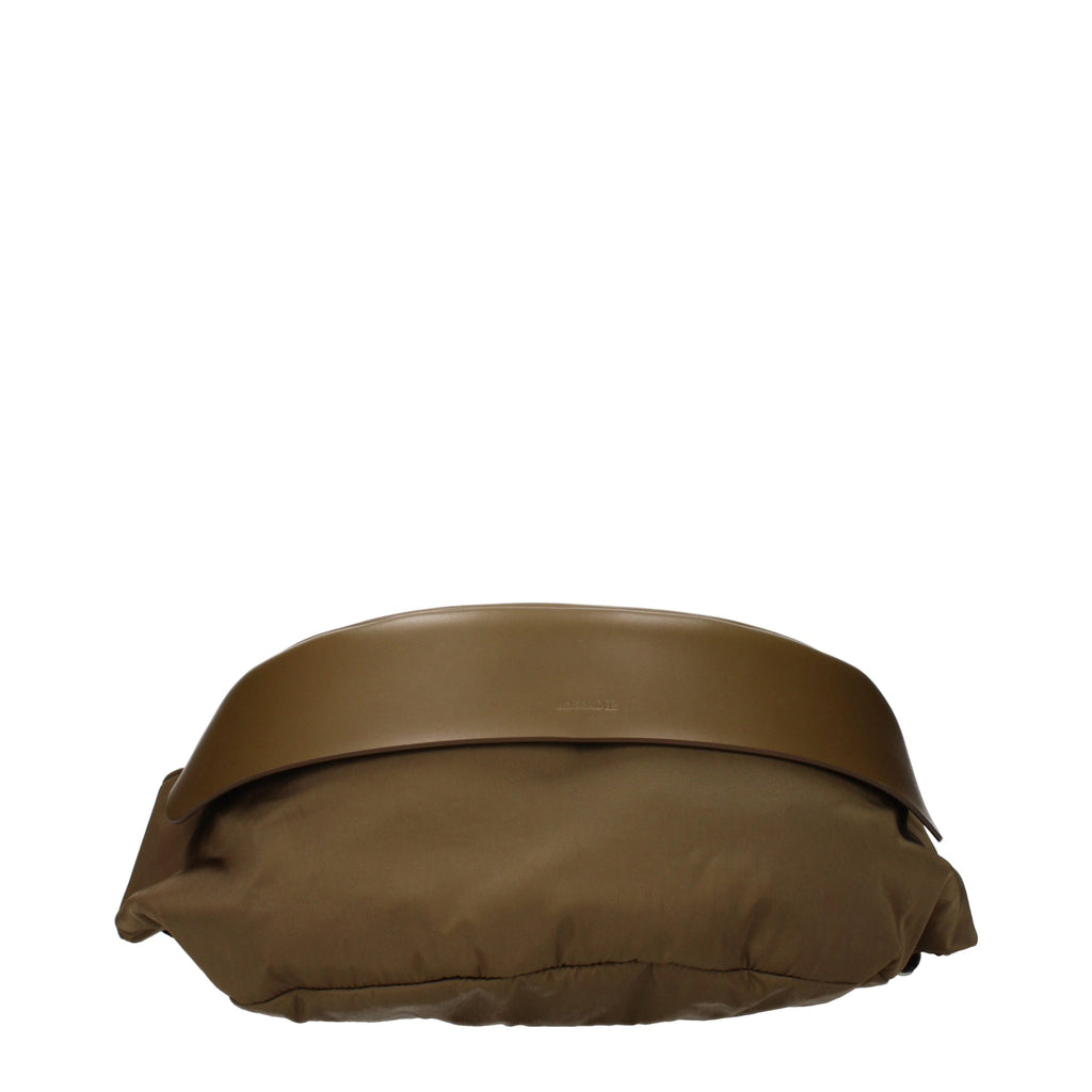 Jil Sander Green Leather Backpack