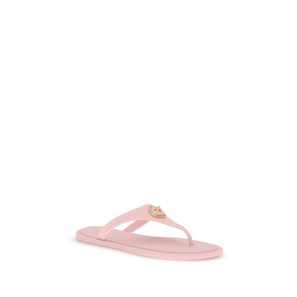 Sandales tongs Versace multicolores en caoutchouc