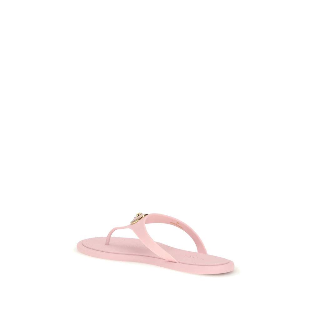 Sandales tongs Versace multicolores en caoutchouc