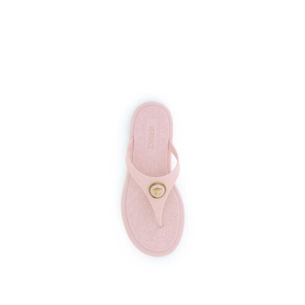 Sandales tongs Versace multicolores en caoutchouc