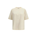 T-shirt en coton beige Golden Goose