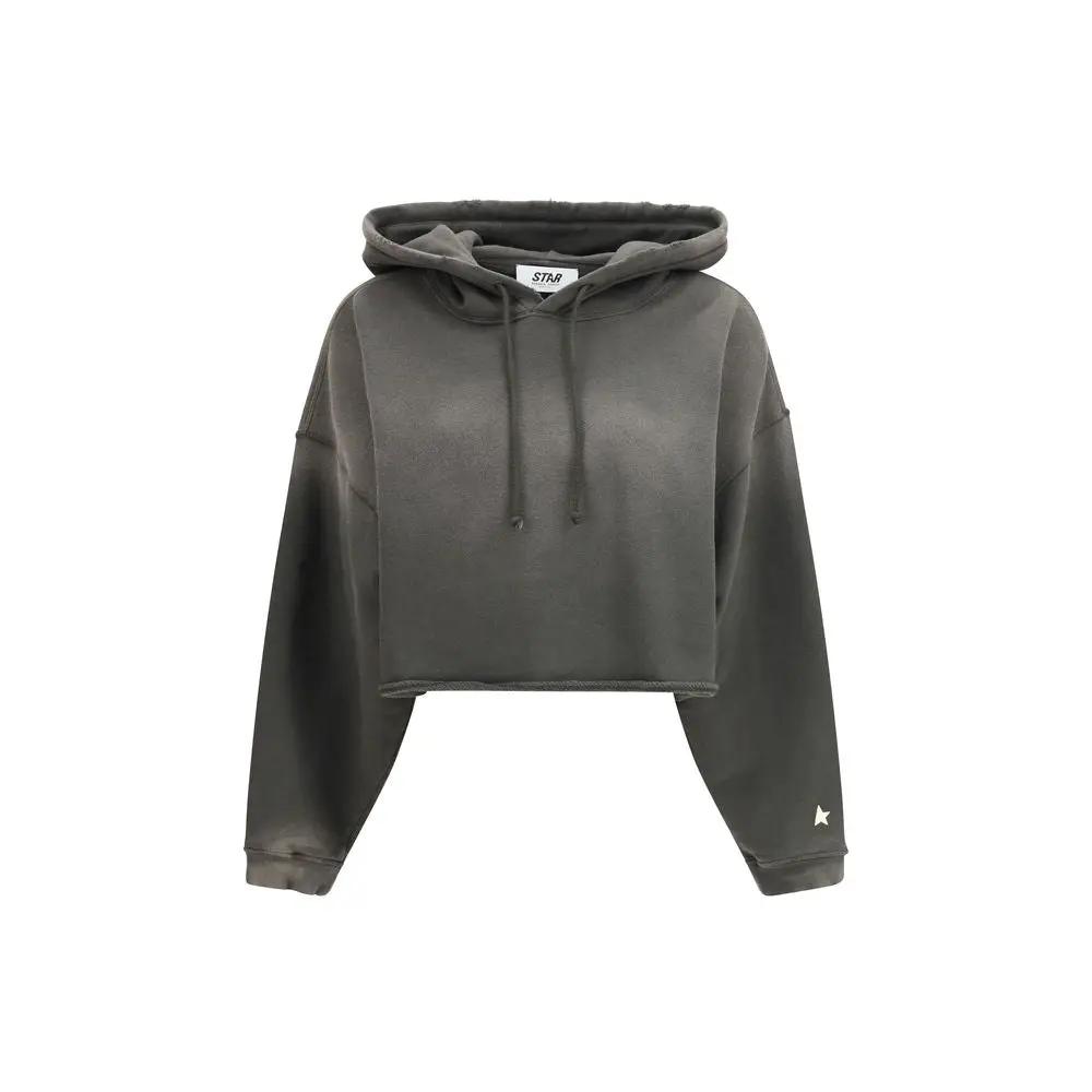 Sweat-shirt en coton gris Golden Goose