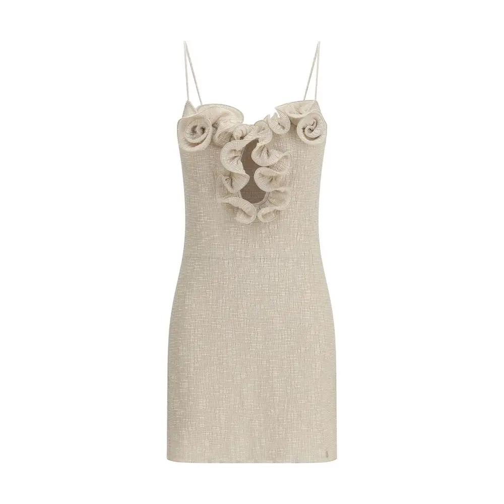Robe décontractée beige en lyocell Magda Butrym