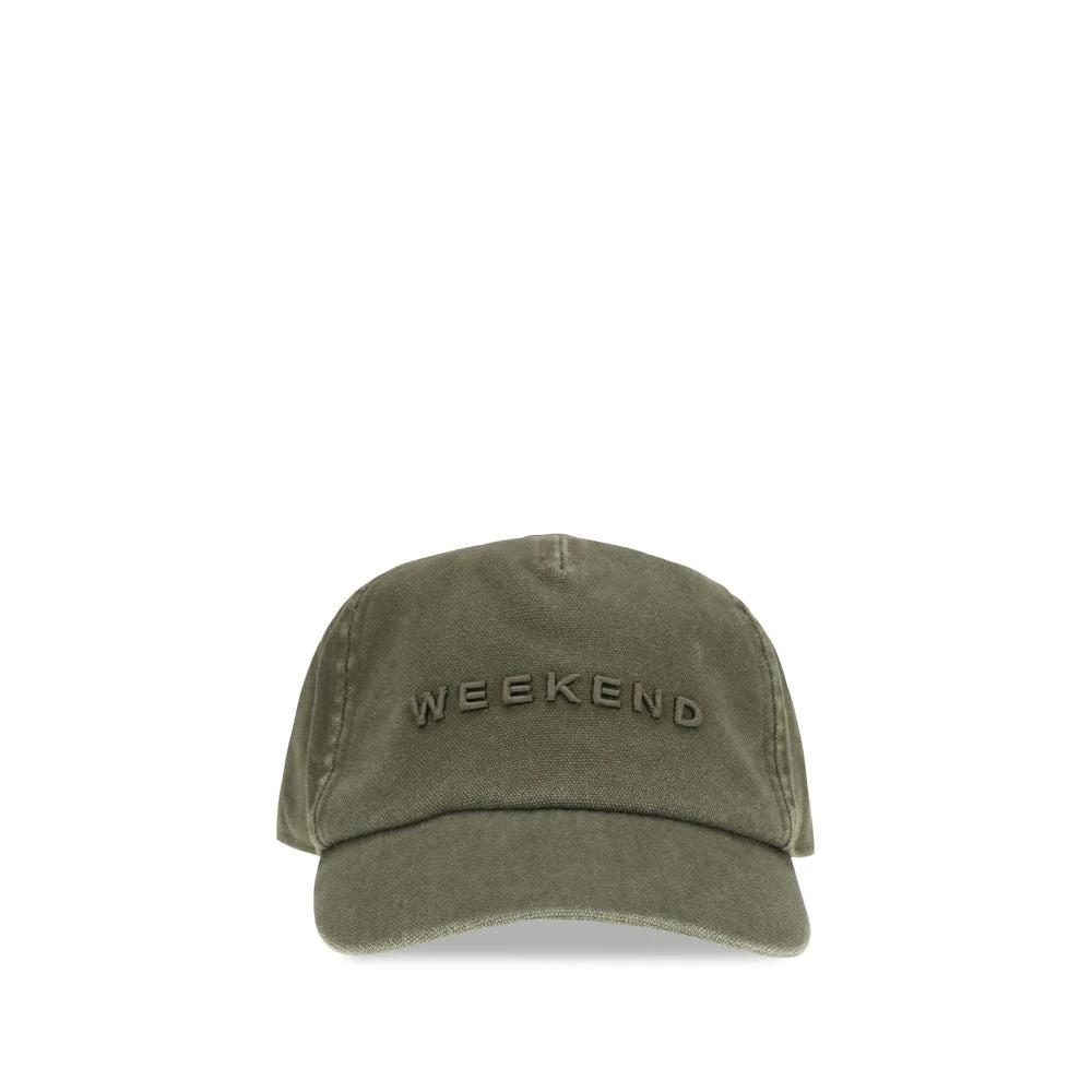 Casquette bicolore en coton Max Mara (casquette de baseball)