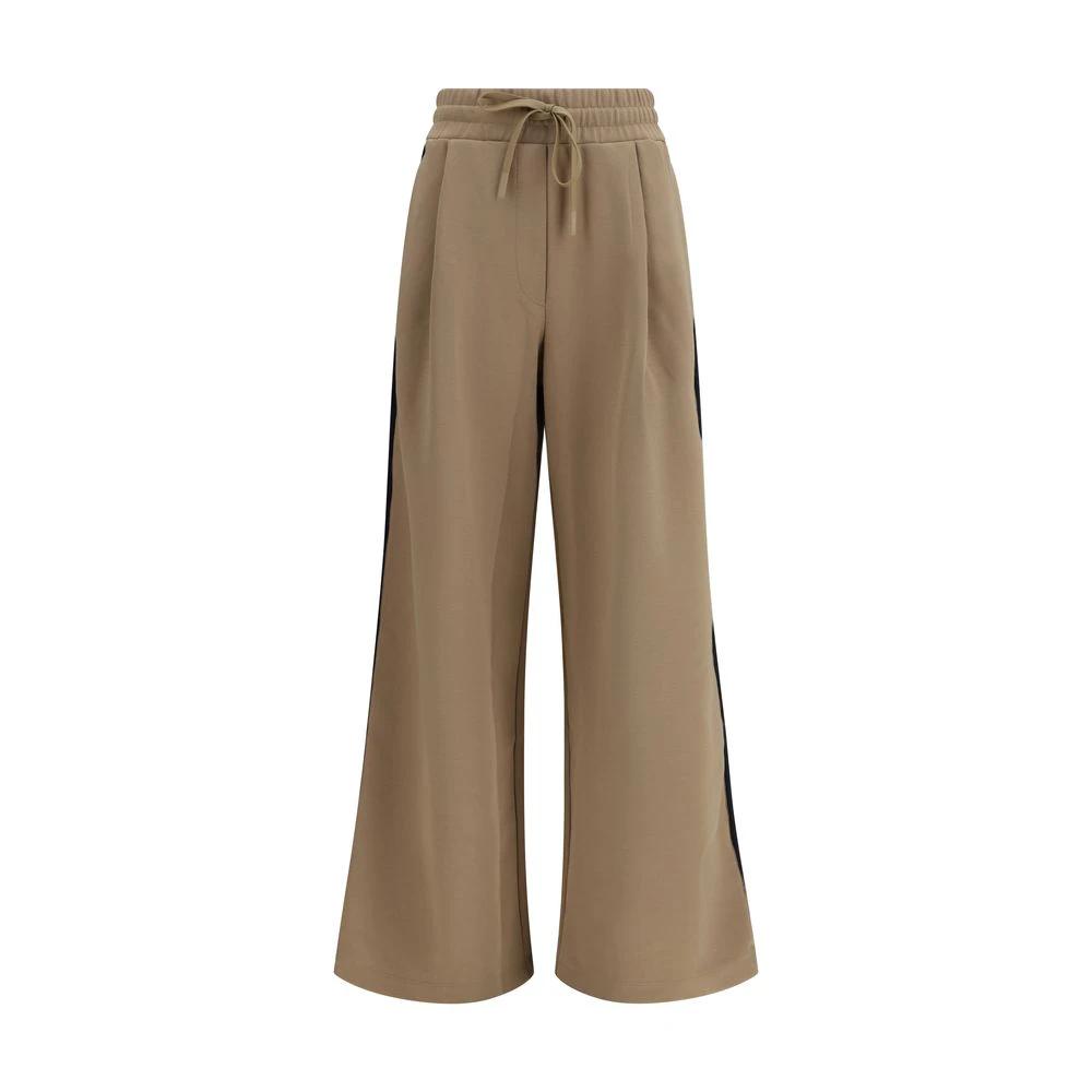 Max Mara Beige Cotton Casual Pants