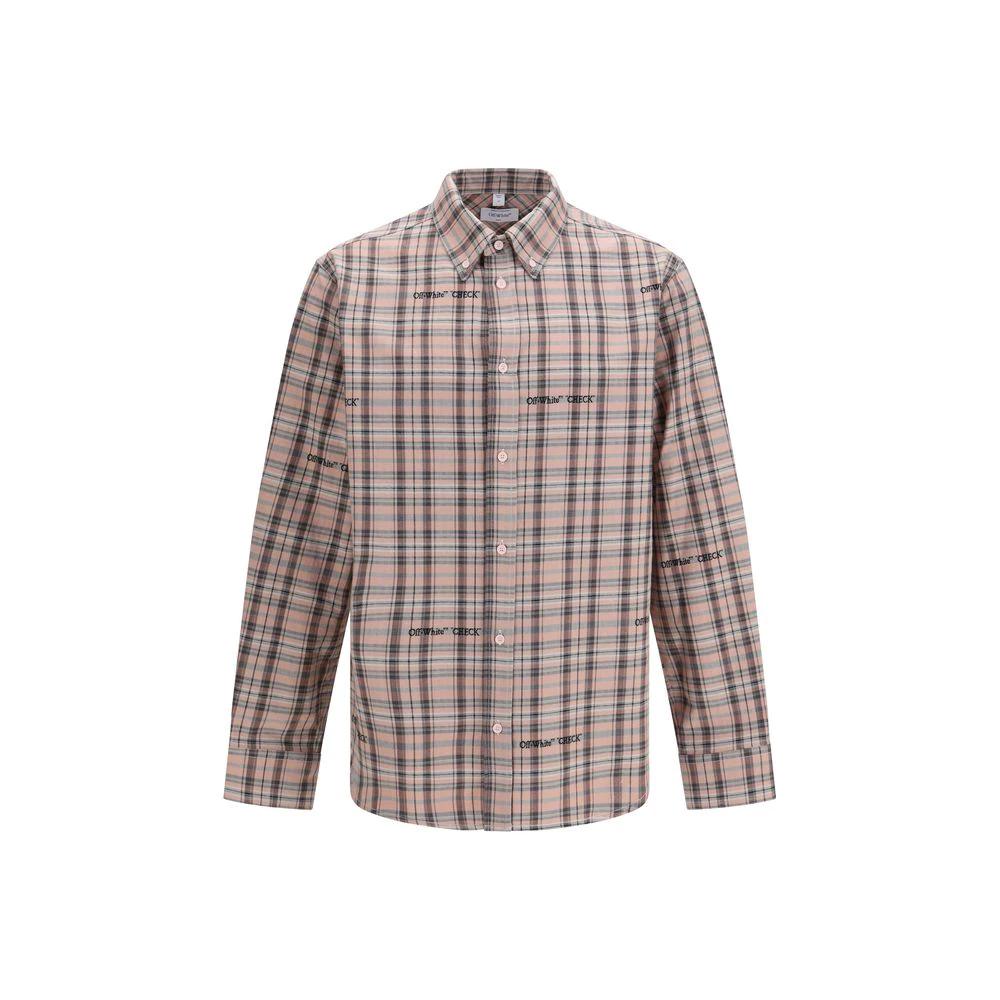 Chemise en coton multicolore Off-White à motifs