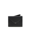 Portefeuille Ferragamo Bos Taurus en cuir de veau noir