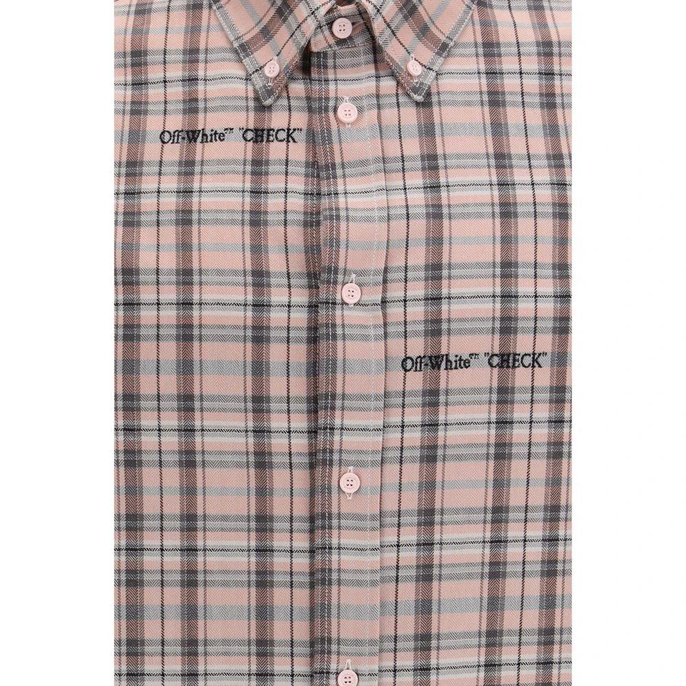 Chemise en coton multicolore Off-White à motifs