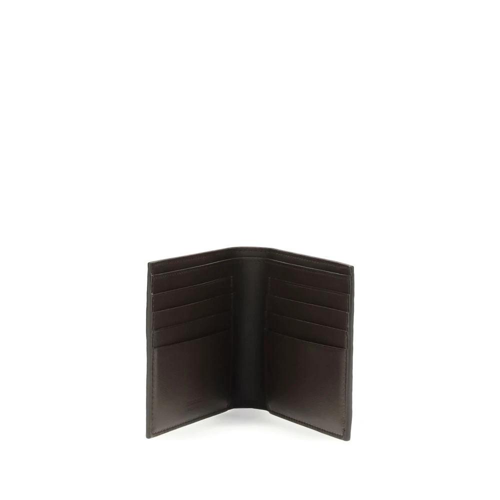 Ferragamo Brown Calf Leather Bos Taurus Wallet