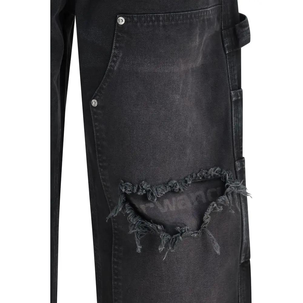 Alexander Wang Black Cotton Cargo Pants