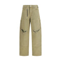 Pantalon cargo bicolore en coton Alexander Wang