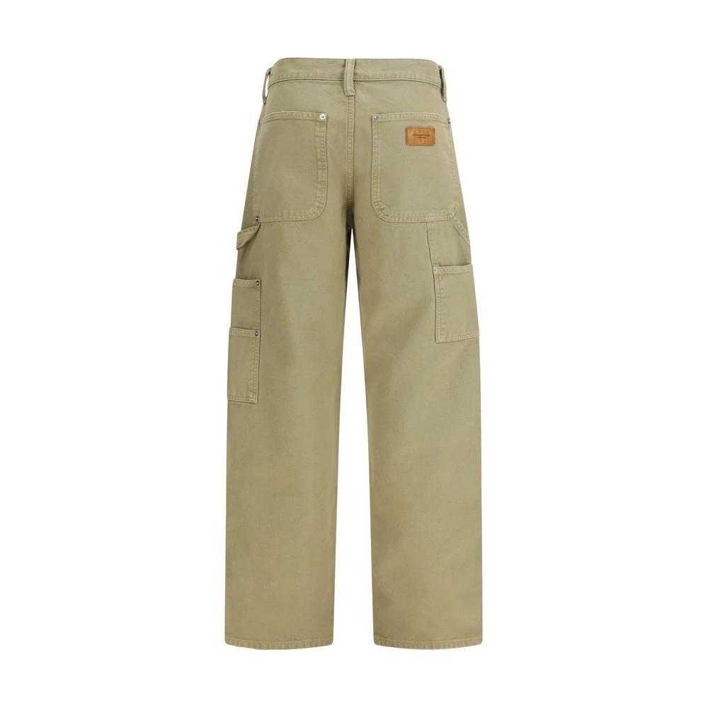 Pantalon cargo bicolore en coton Alexander Wang