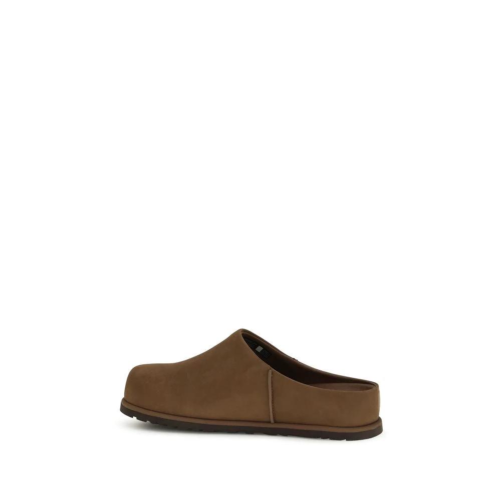 Mules UGG Bos Taurus en cuir de veau marron