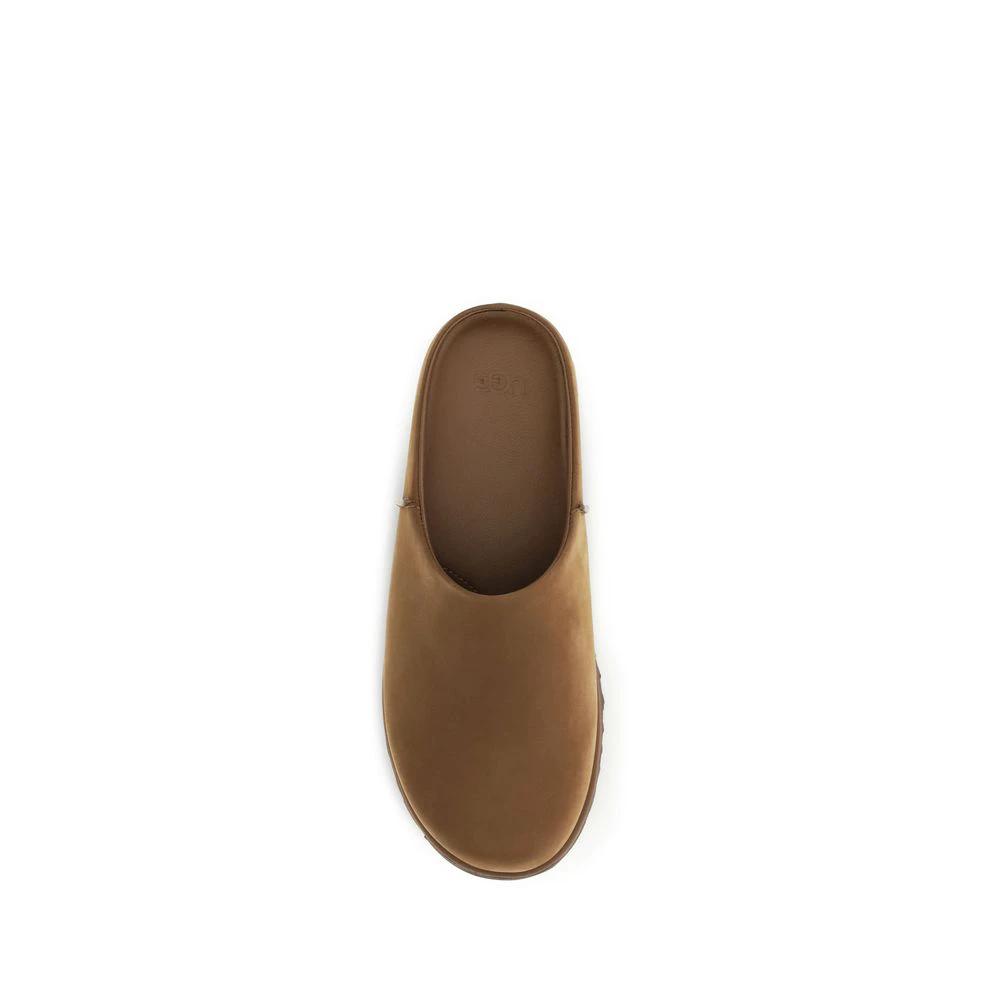 Mules UGG Bos Taurus en cuir de veau marron