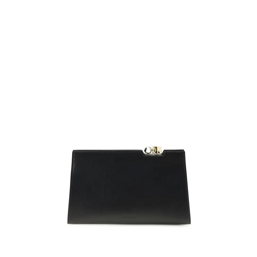 Sac bandoulière Jacquemus Bos Taurus en cuir de veau noir