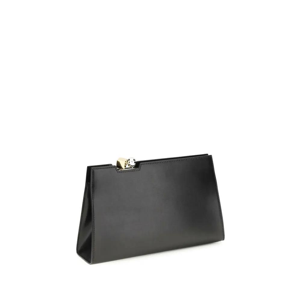 Sac bandoulière Jacquemus Bos Taurus en cuir de veau noir