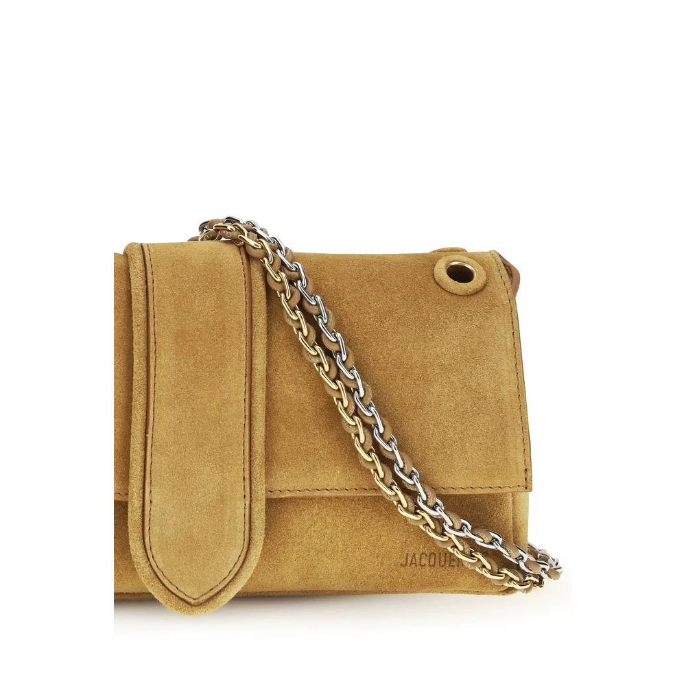 Sac bandoulière Jacquemus Bos Taurus en cuir de veau beige