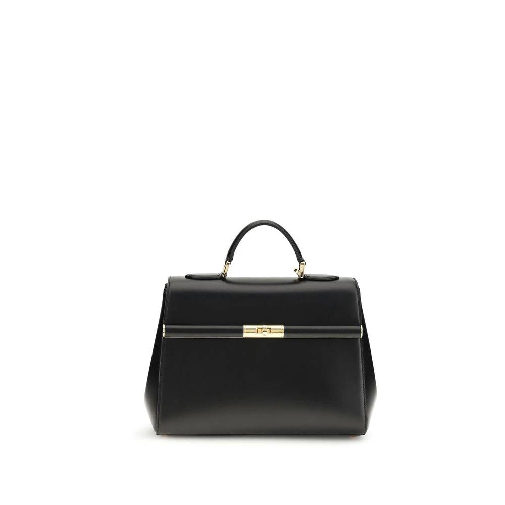 Sac bandoulière Bos Taurus en cuir de veau noir Dolce &amp; Gabbana