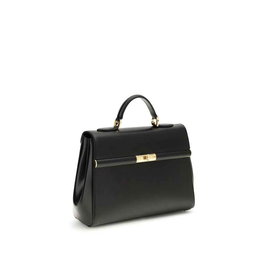 Sac bandoulière Bos Taurus en cuir de veau noir Dolce &amp; Gabbana