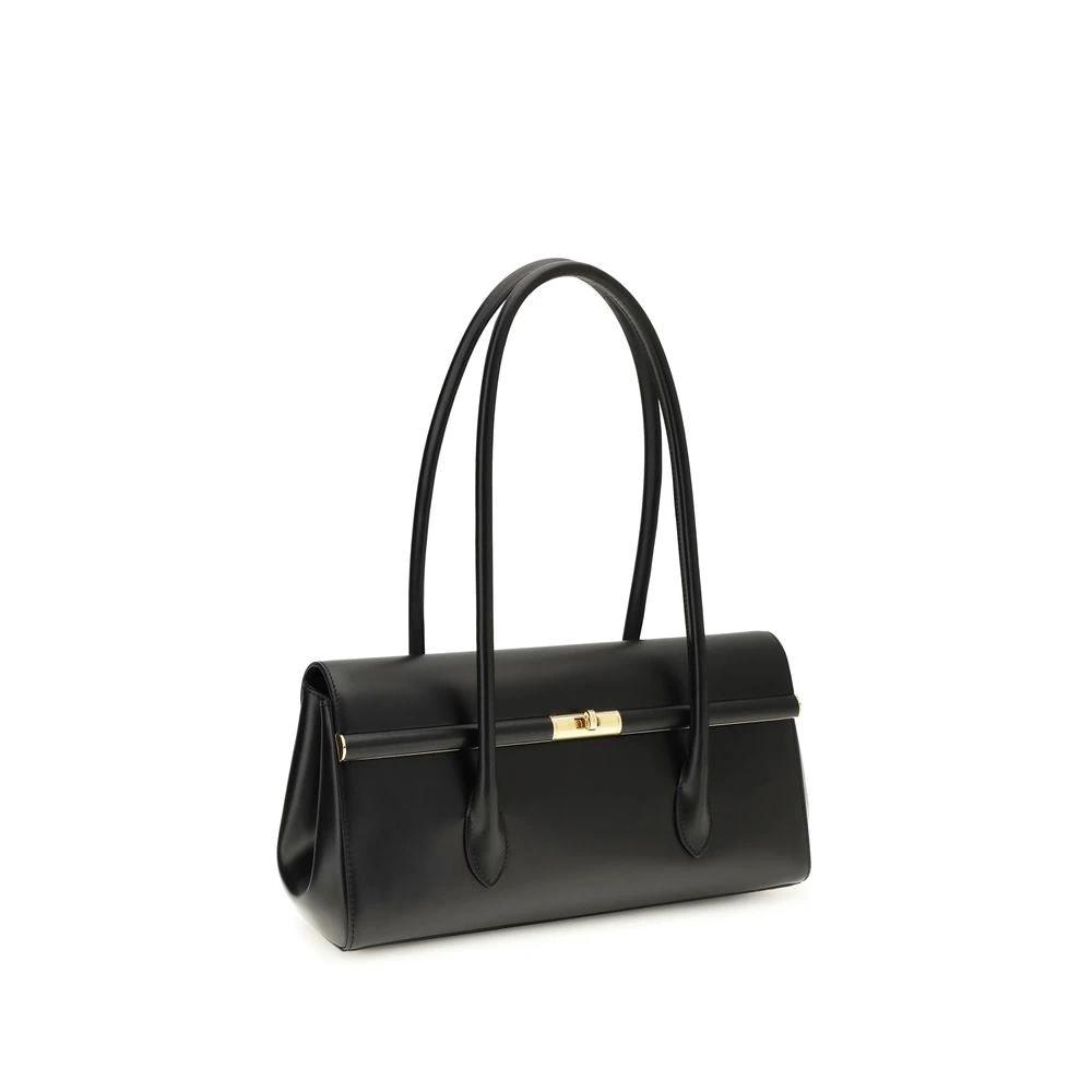 Sac bandoulière Bos Taurus en cuir de veau noir Dolce &amp; Gabbana