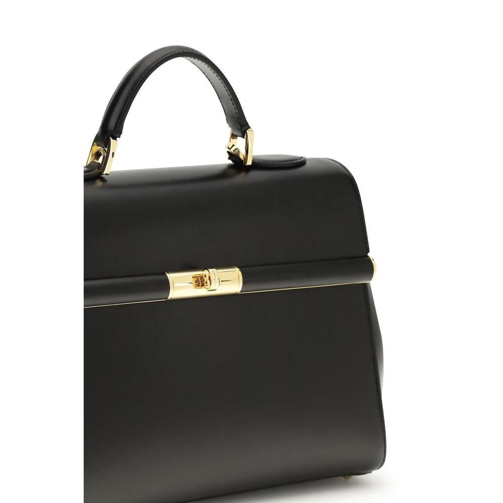 Sac bandoulière Bos Taurus en cuir de veau noir Dolce &amp; Gabbana