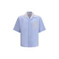 Chemise Marni bleue en coton à motifs