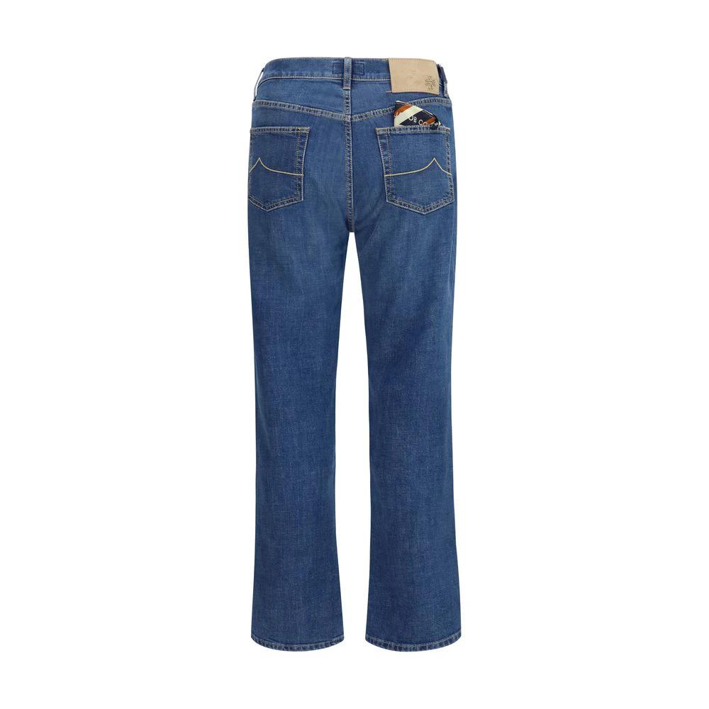 Jean droit en coton bleu Jacob Cohen