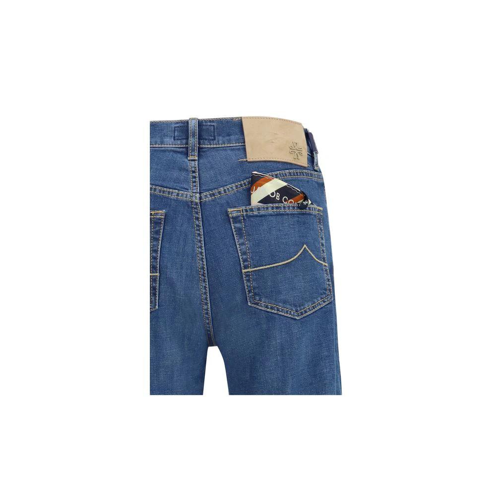 Jean droit en coton bleu Jacob Cohen