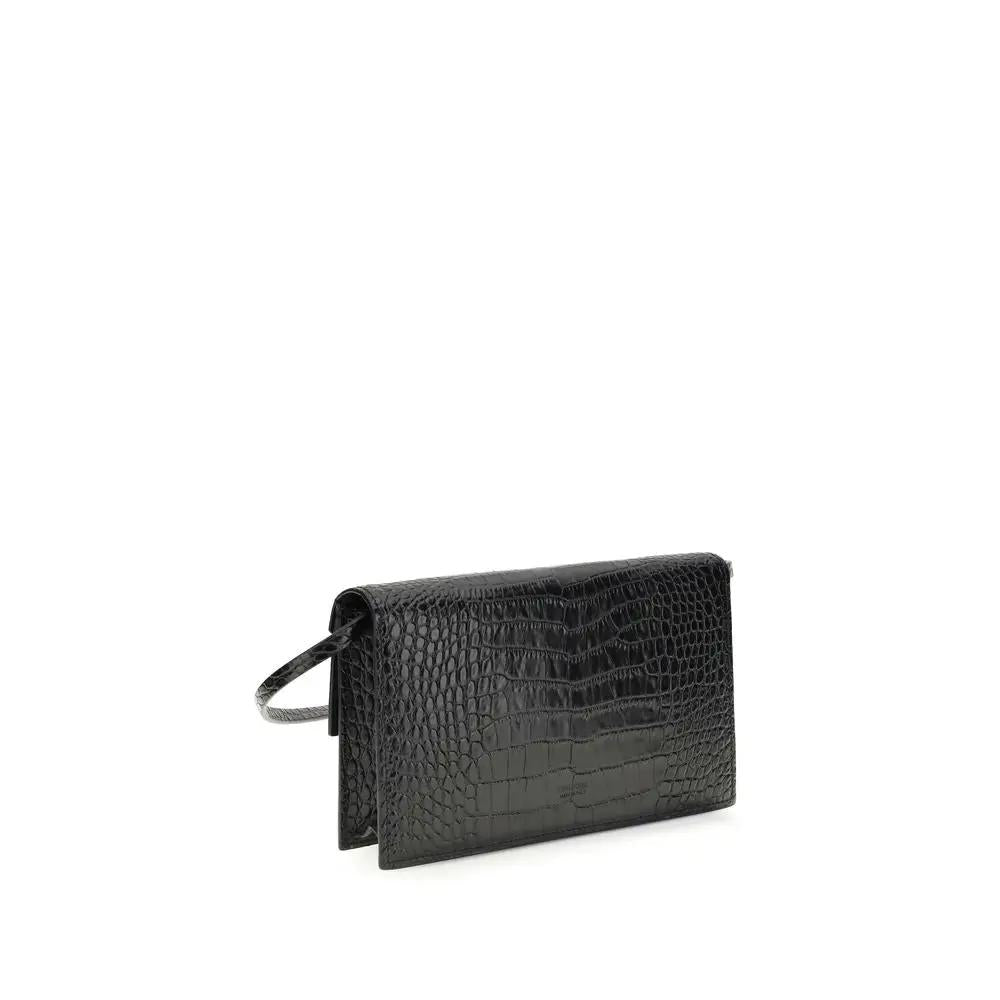 Sac bandoulière Tom Ford Bos Taurus en cuir de veau noir