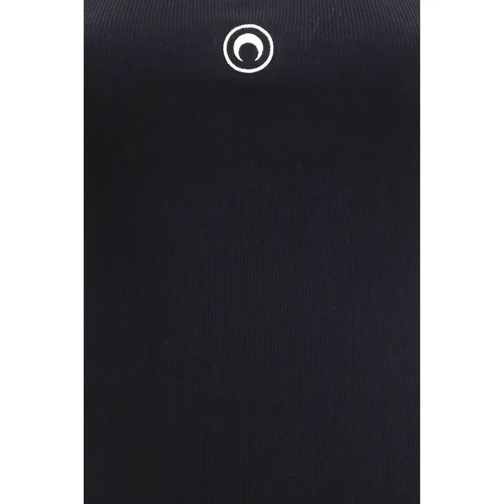 Robe décontractée en coton noir Marine Serre