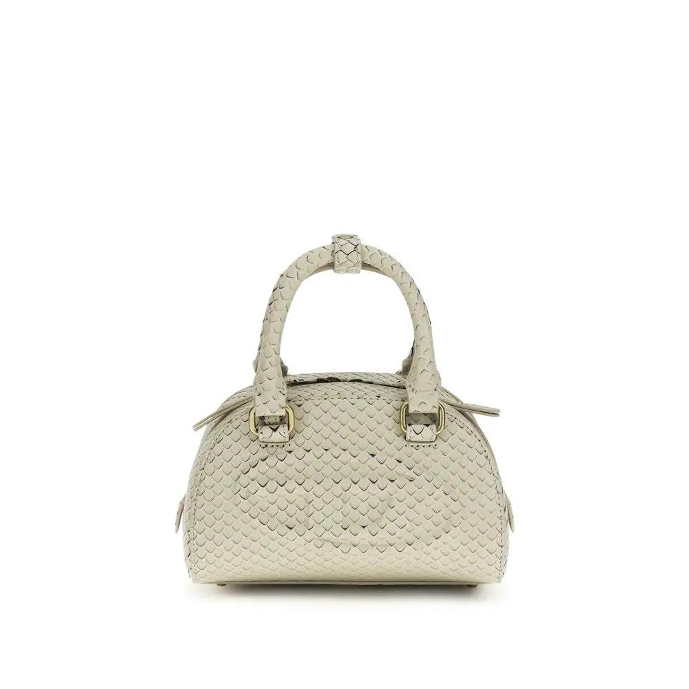 Women’s Mini Leather Handbag – Diesel 1DR Dome Bag Chain Strap SS26