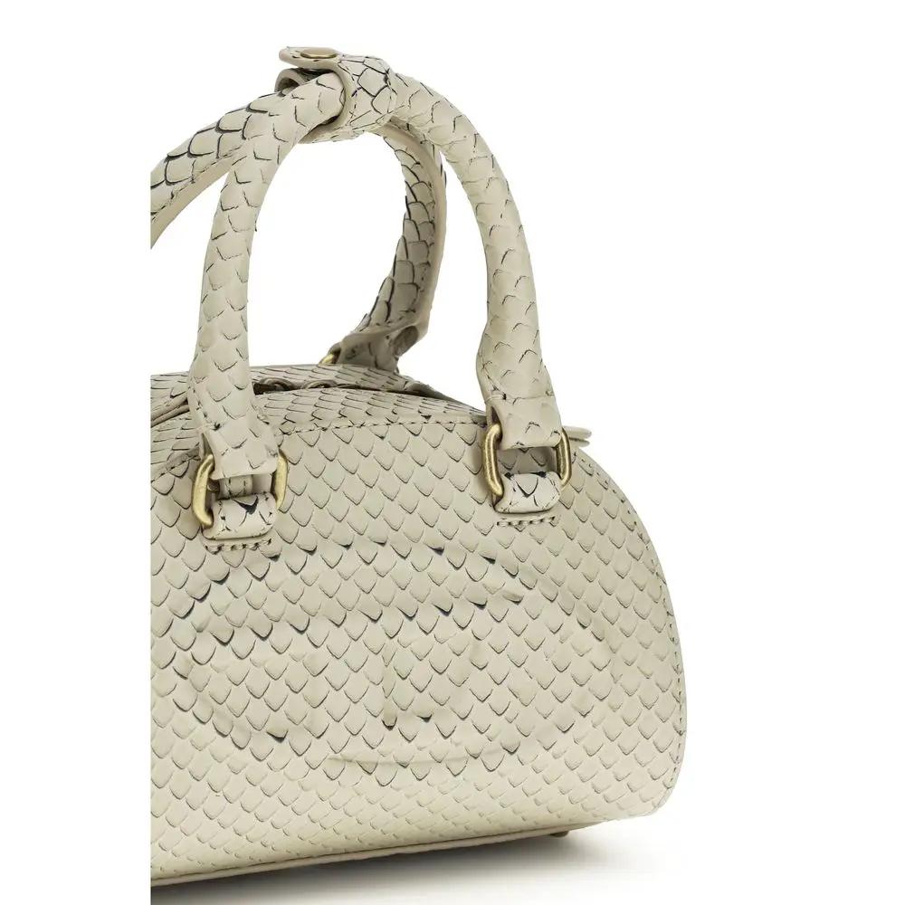 Women’s Mini Leather Handbag – Diesel 1DR Dome Bag Chain Strap SS26