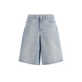 Notre short bermuda en coton bleu héritage