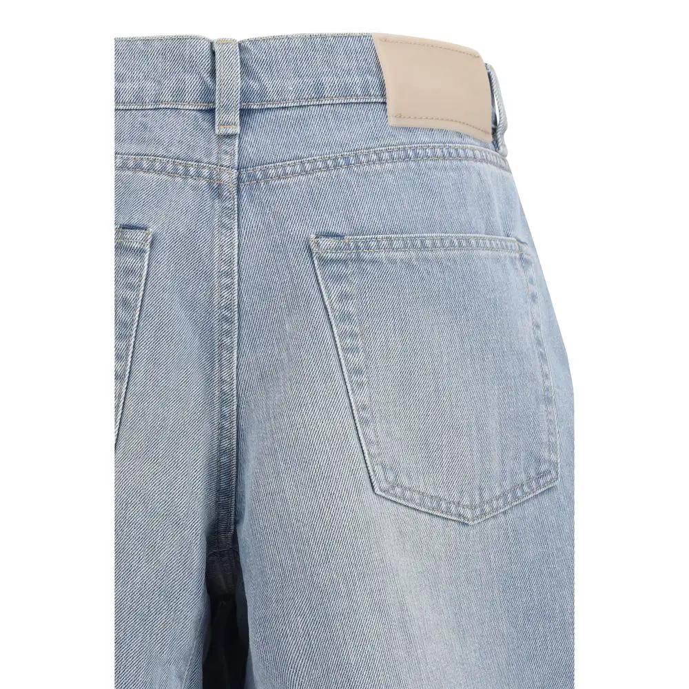 Notre short bermuda en coton bleu héritage