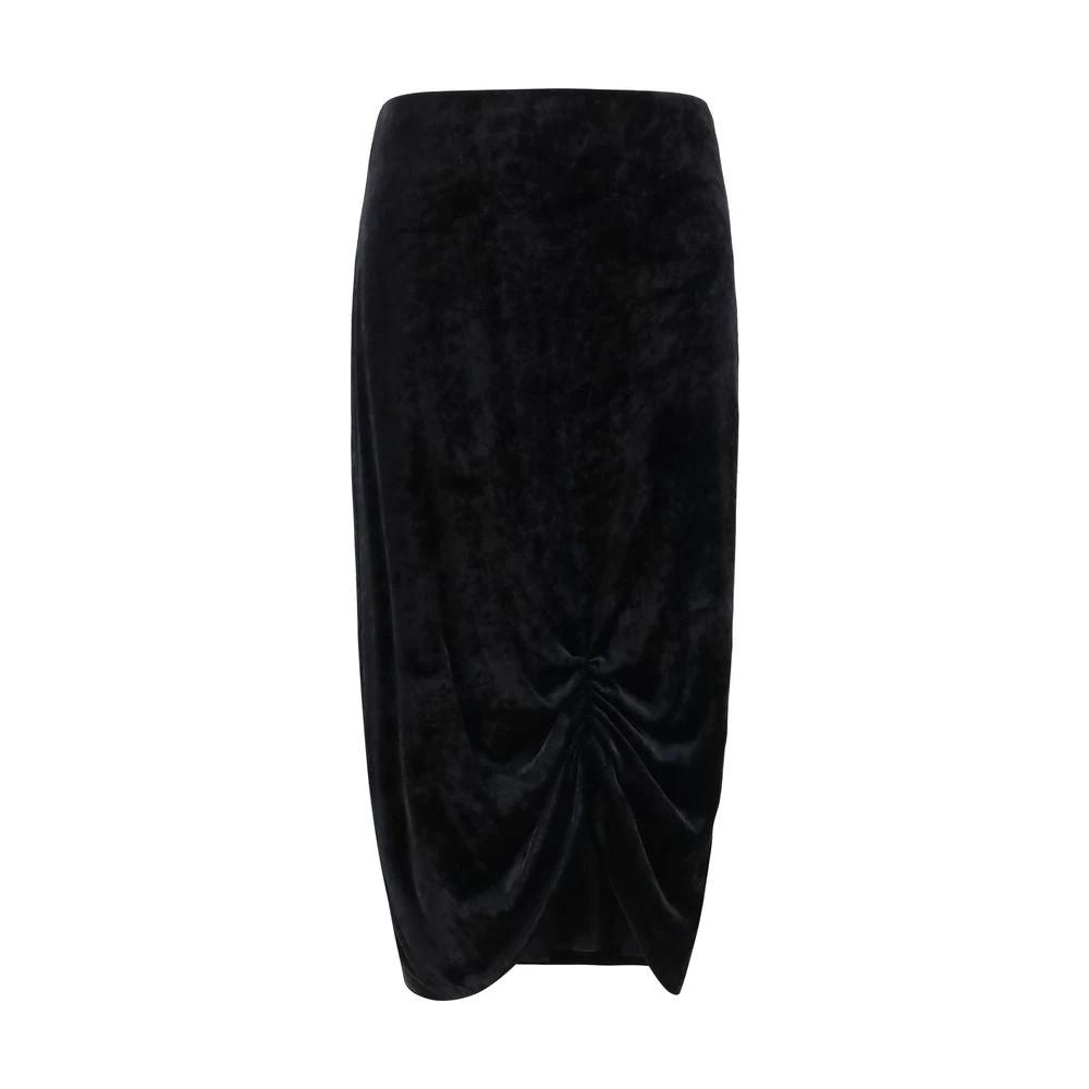 Jupe longue Valentino en viscose noire
