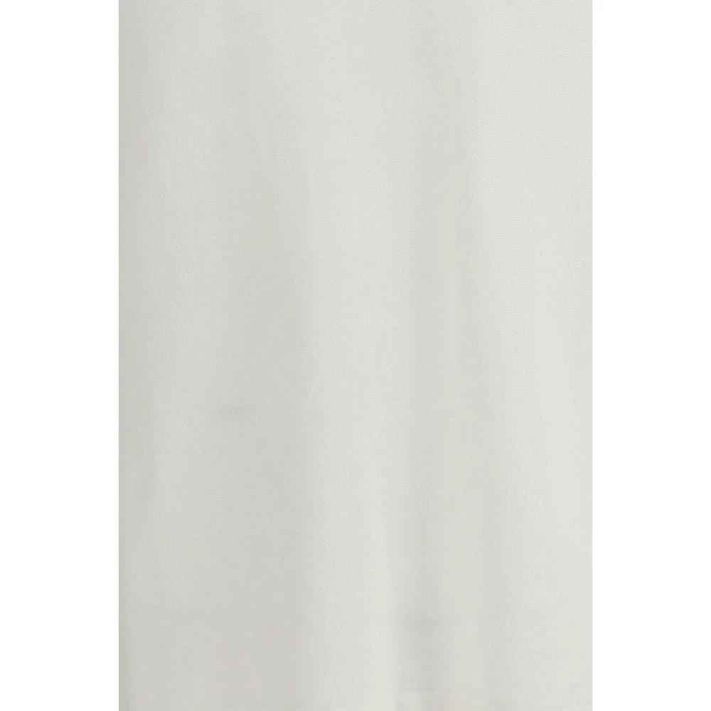 T-shirt en lin blanc Lardini