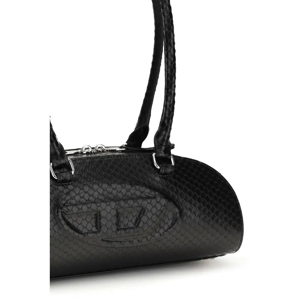 Sac à bandoulière en cuir pour femme – Sac structuré Diesel 1DR Dome SS26