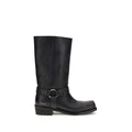 Bottines Golden Goose Bos Taurus en cuir de veau noir