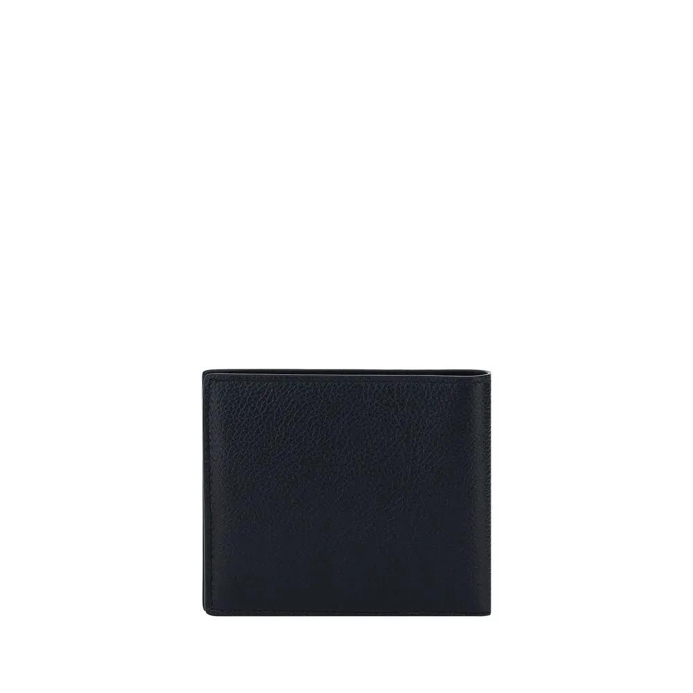 Portefeuille Balenciaga Bos Taurus en cuir de veau noir