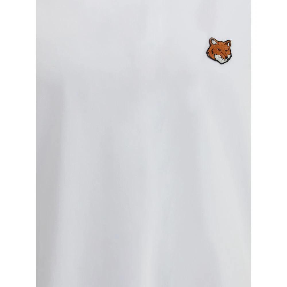 Maison Kitsuné White Cotton T-Shirt