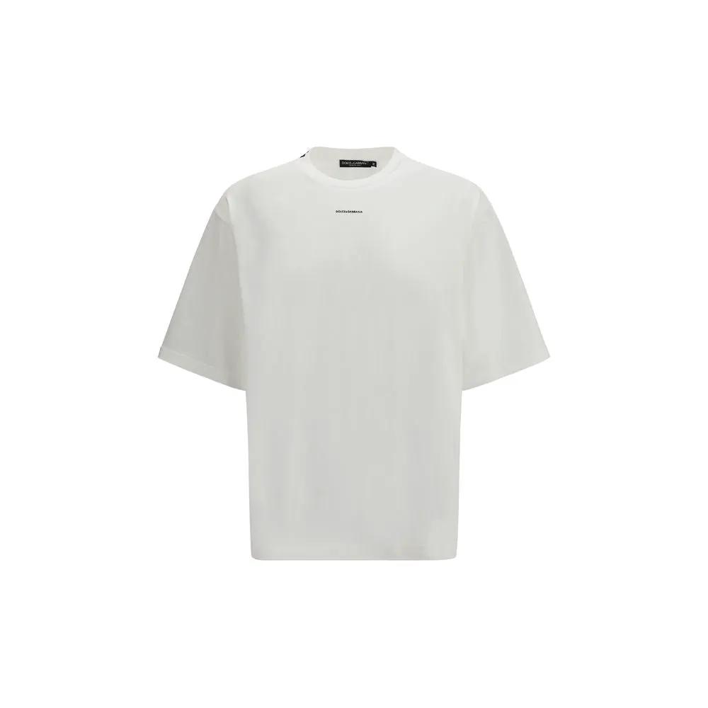 T-shirt blanc en coton Dolce &amp; Gabbana