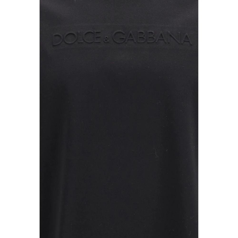 T-shirt en coton noir Dolce &amp; Gabbana