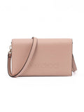 Sac bandoulière en cuir rose poudré Jimmy Choo