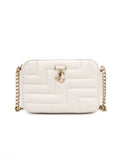 Sac bandoulière Jimmy Choo Avenue en cuir blanc