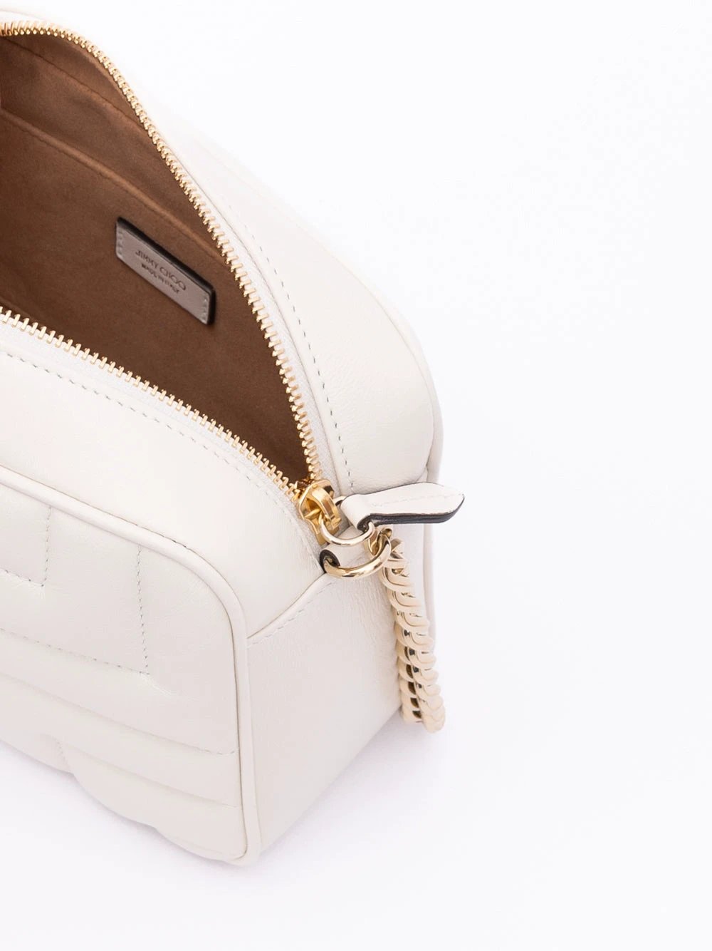 Sac bandoulière Jimmy Choo Avenue en cuir blanc