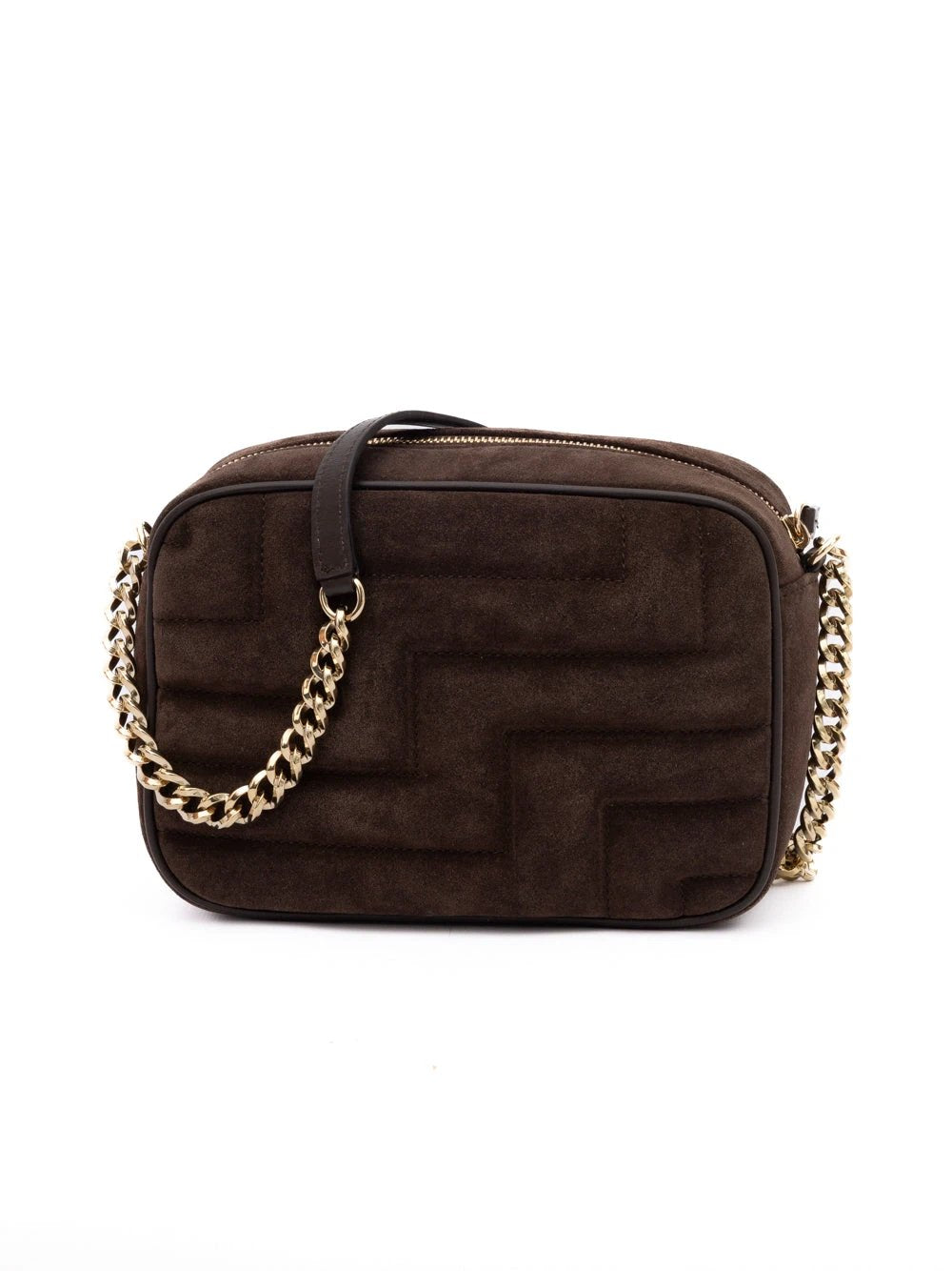 Sac bandoulière Jimmy Choo Avenue en daim marron