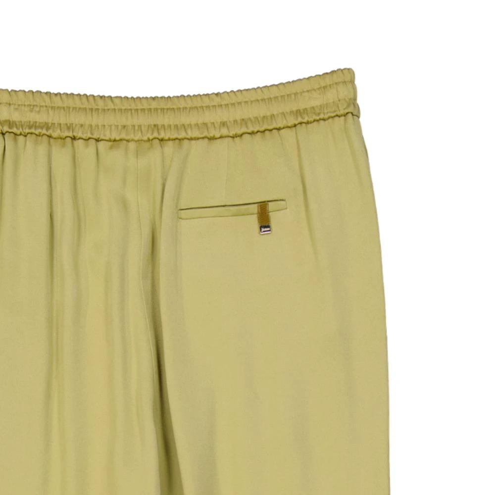 Pantalon décontracté en acétate bicolore Herno